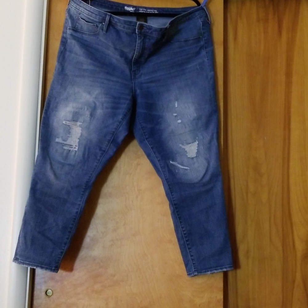 High Rise Jegging Crop Power Stretch